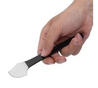 Cuchillo de cuero negro para corte, herramienta manual redonda para trabajos artesanales DIY for proyectos de bricolaje