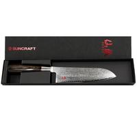 Cuchillo De Damasco Suncraft Senzo Classic Santoku 16,7 Cm Cuchilla - 67 Capas