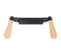 Cuchillo de dibujo recto, acero de tungsteno tipo recto seguro dibujar herramienta herramienta herramienta eliminación de corteza con mango de madera para valla de madera (8 pulgadas)