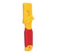 Cuchillo de Electricista Aislado según IEC 60900, Herramienta Antimagnética y Magnetorresistente para Trabajo Eléctrico Seguro - Cuchilla de Precisión con Mango Aislado