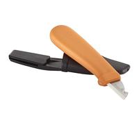Hultafors Cuchillo electricista ELK 380030 158 mm para pelar cables con funda de cinturón resistente