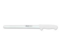 Arcos Serie 2900 - Cuchillo Fiambre Flexible - Hoja de Acero Inoxidable NITRUM de 300 mm - Mango inyectado en Polipropileno Color blanco