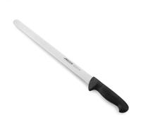 Arcos Serie 2900 - Cuchillo Fiambre Flexible - Hoja de Acero Inoxidable NITRUM de 350 mm - Mango inyectado en Polipropileno Color negro