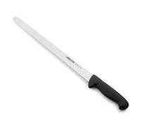 Arcos Serie 2900 - Cuchillo Fiambre Flexible - Hoja de Acero Inoxidable NITRUM de 400 mm - Mango inyectado en Polipropileno Color negro