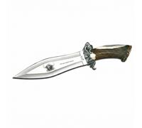 Cuchillo de lujo muela big five b.f-buffalo para caza mayor, hoja bowi