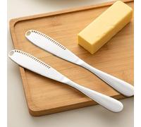 Cuchillo de mantequilla, 3 en 1 de acero inoxidable, rizador, cortador y esparcidor de mantequilla, utensilios de cocina para queso, cacahuete
