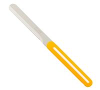 Arcos Cuchillo de Mesa Serrado - Acero Inoxidable NITRUM 100 mm - Desayuno y Cocina - Mango Polipropileno Naranja - Serie B-Line