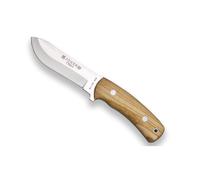 Cuchillo de monte enterizo joker 'oso' co54, con cachas de olivo y hoj