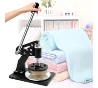 Cuchillo de muestreo de presión manual, cortador redondo de tela para textiles, grosor de corte de 0,1 a 10 mm, adecuado para algodón, lino, cuero, seda