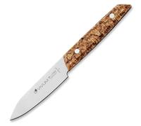 Cuchillo de oficina F.DICK VIVUM (con hoja de 10 cm, para trabajos de corte fino, con mango de madera de abedul, 58 HRC, cuchillo de cocina) 83647102H