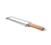 Cuchillo de Pan Ajustable de Acero Inoxidable y Madera para Rebanar