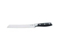 Cuchillo de pan profesional de MRO de 20 cm de longitud de la hoja de acero al vanadio de Molybdenum, sierra de pan profesional, cuchillo de cocina, filo ondulado