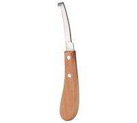 Cuchillo de Pezuña de Caballo, Cuchillo de Pezuña, Recorte de Pezuña, Herramienta de Recorte de Cuchillo de Pezuña de Acero Al Carbono con Forma de Hoja Recta para Uso de (mano izquierda recta)
