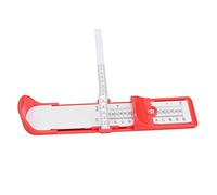 Cuchillo de Pie, Respetuoso con el Medio Ambiente, Fácil de Transportar, Amplio Rango, Cuchillo de Pie para Niños ABS PP, Conveniente, Preciso, de Alta Resistencia, para que lo Hagan los Niños (Rojo)