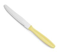 Arcos Cuchillo postre, Hoja serrada acero inoxidable Nitrum 105 mm, Mango polipropileno crema