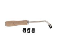 Cuchillo de ranura de ranura de plástico Kuuleyn PVC Slot de ranura Groover Slot de soldadura de piso, Groover de piso, Beech Wood Grooving Warsking de acero con 3 cuchillas
