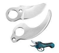 Cuchillo de repuesto para tijeras de podar electrica 25mm 1 par tijeras de podar telescópicas sierra de podar telescópica Acero duro SK-5 Para tijeras de podar eléctricas, de hoja fija y de hoja móvil