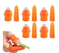 Cuchillo de silicona para el pulgar, separador de jardín, herramientas de cosecha de dedos, recolectores de plantas, dedo para recortar plantas, frutas, verduras, cosecha de cocina (5,5 cm) TPPE A