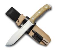 Cuchillo de supervivencia joker 'nomad 6.5' ' cy137-f, mango micarta c