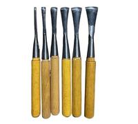 Cuchillo De Talla Madera 0,5-3cm Tamaño, Redondo, Plano, Agujero Excavación, Cuchara, Cincel, Cuchillos Mano, Herramientas Carpintero, 6 Uds(Deep Circle)