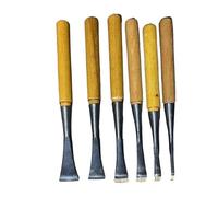Cuchillo De Talla Madera 0,5-3cm Tamaño, Redondo, Plano, Agujero Excavación, Cuchara, Cincel, Cuchillos Mano, Herramientas Carpintero, 6 Uds(Shallow circle)