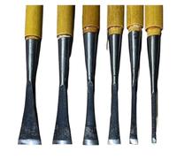 Cuchillo De Talla Madera 0,5-3cm Tamaño, Redondo, Plano, Agujero Excavación, Cuchara, Cincel, Cuchillos Mano, Herramientas Carpintero, 6 Uds(Medium circle)