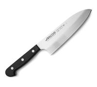 Arcos Cuchillo Deba Universal – cuchillo asiático 7" Acero inoxidable NITRUM, Mango POM negro