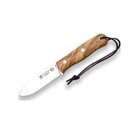 Cuchillo deportivo de caza 'trampero' joker co113-p, mango de madera d