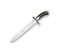 Cuchillo deportivo joker 'chamoís' cc31, con puño de ciervo, hoja de