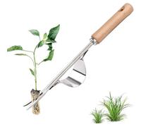 Cuchillo Desbrozador De Acero Inoxidable, Cuchillo Desbrozador, Escardador Clásico Con Mango De Madera, Desbrozador Manual Para Cavar, Escardar, Desprender, Regalo Para Jardineros