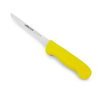 Arcos Serie 2900 - Cuchillo Deshuesador - Hoja de Acero Inoxidable NITRUM de 160 mm - Mango inyectado en Polipropileno Color amarillo