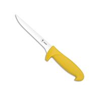 Cuchillo deshuesador - Hoja de 16.20 cm - Acero Inoxidable 3Cr13Mov - mango Polipropileno/Amarillo - Tamaño Total 30.00 cm - Tamaño del mango 13.80 cm - Grosor de la Hoja 2.67 mm - peso 107.00 g