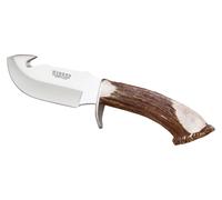 Cuchillo desollador joker 'desmogue d' cn28, mango de ciervo con roset