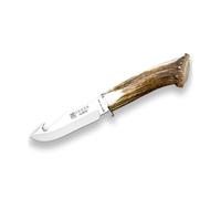 Cuchillo desollador joker 'hurón' cn74, mango de asta de ciervo, hoja