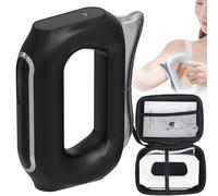 Cuchillo EléCtrico Para Fascia, Masajeador Casero Para Raspar La Fascia, Microcorriente + MicrovibracióN + Calentamiento (5 Niveles De Ajuste), Para RelajacióN Muscular, Alivio Del Dolor Black