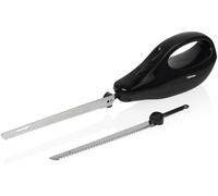 Tristar EM-2107 Cuchillo eléctrico para todo tipo de alimentos, set de 2 cuchillas extraíbles y fáciles de usar y limpiar, sistema de seguridad, 120 W