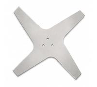 Cuchillo en X en lugar de disco para Ecovacs GOAT O500, O800, O1200 & G1 - Nunca más cambiar las cuchillas - Ancho de corte 220 mm, peso solo aprox. 152 g - Una pieza de acero inoxidable endurecido