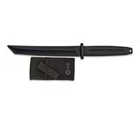 Cuchillo Entrenamiento Katana Tanto Negro 18,4 cm para artes marciales, dummy, airsoft, paintball, practicar, decoración, 100% seguro K25 32412 + Regalos