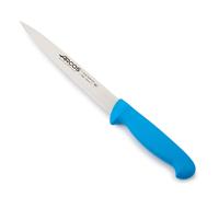 Arcos Serie 2900 - Cuchillo Fileteador Semiflexible - Hoja de Acero Inoxidable NITRUM de 190 mm - Mango inyectado en Polipropileno Color azul