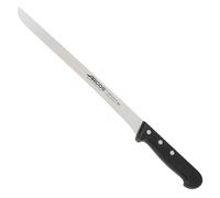 Arcos Serie Universal - Cuchillo Jamonero - Hoja de Acero Forjado Inoxidable NITRUM de 280 mm - Mango Fabricado en Polioximetileno (POM) Color Negro