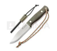 Cuchillo Joker Bushlord, Green Micarta, Firesteel