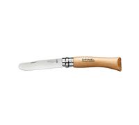 Opinel 0442001696 - Navaja con punta redondeada y mango en haya natural, color beige, talla 8 cm