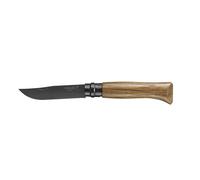Cuchillo Opinel N°8 Negro - Tradition 8,5 cm - Acero inoxidable negro, roble