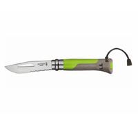OPINEL Couteau Outdoor N°08 Terre-vert - Olla para campamento - Verde/Gris - EU Unique