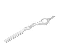 Cuchillo para adelgazar el cabello, corte de cabello texturizante de acero inoxidable profesional para salón para el hogar para mujeres para hombres (plata)