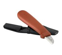 Cuchillo para electricistas Hultafors EFK I Cuchillo pelacables de precisión con hoja de 1,5 mm de acero al carbono japonés I 58-60 HRC I Con soporte I 380140