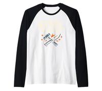 Cuchillo para Hacer Cuchillos, Herrero, forja, Herrero Camiseta Manga Raglan