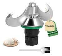 Cuchillo Para Masa Compatible con Thermomix TM5 TM6, Cuchilla Amasadora de Acero Inoxidable, Thermomixx Cuchillos de Recambio para Amasar