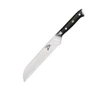 Zelite Cuchillo Pan de Sierra de 20,3 cm, Cuchillo Panadero Profesional de Cocina de Acero Inoxidable Alemán para Cortar Baguettes y Hogazas, Cuchillo de Chef Japonés Hoja Muy Afilada sin Juntas
