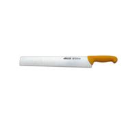Arcos Cuchillo Salami y Queso - Hoja Acero Inoxidable NITRUM 360 mm - Corte Preciso y Duradero - Mango Polipropileno Amarillo - Serie 2900